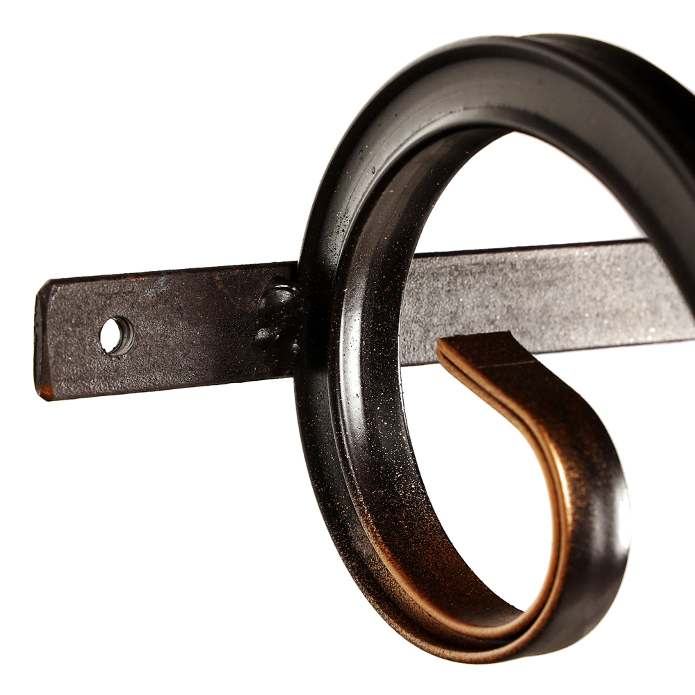 Держатель для балконного ящика с цветком кованый коричневый 64х19,5х55 см