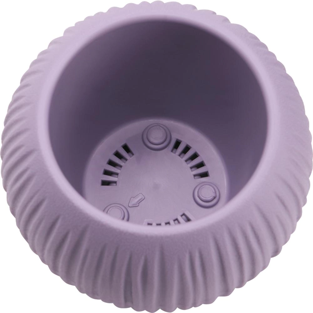 Кашпо пластиковое d20 см h19 см 1,7 л Сфера лавандовый сорбет