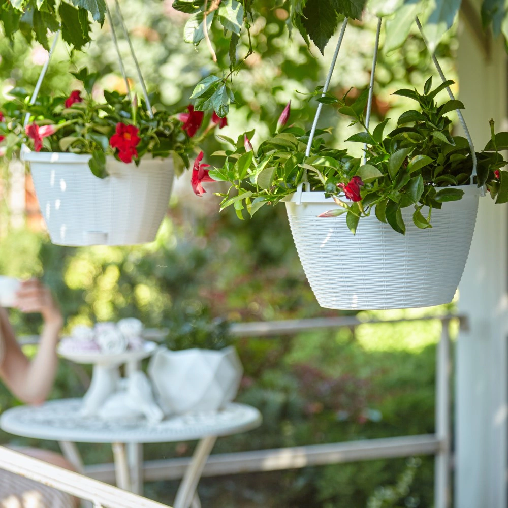 Горшок пластиковый подвесной d30,6 см h17,5 см 6,5 л белый