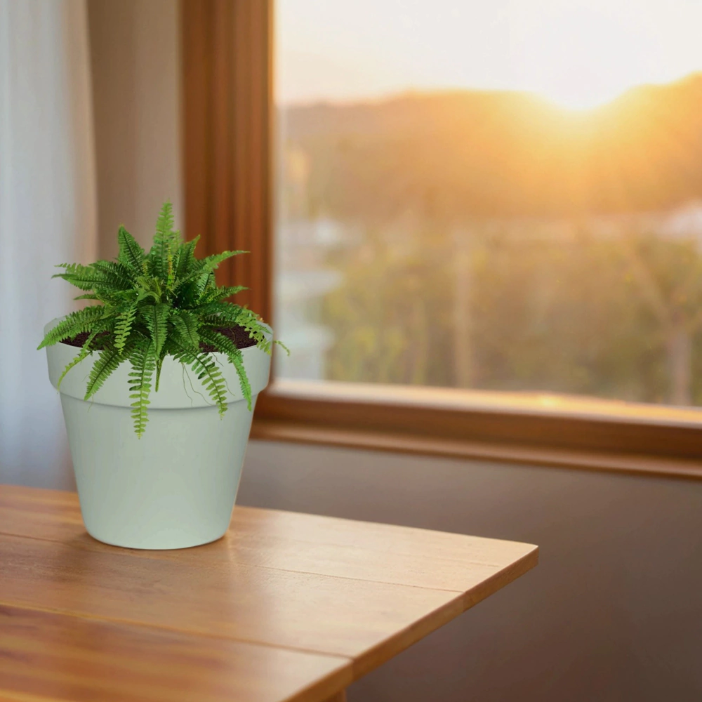 Кашпо пластиковое с вкладкой d30 см h30 см 16,6 л Протея шалфей