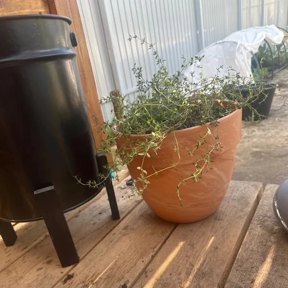 Уличный горшок керамический LEVANTE терракотовый d35 см h29 см 20 л