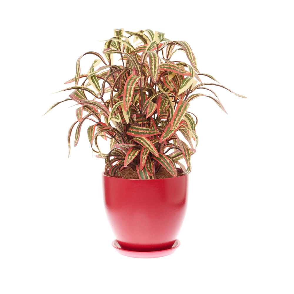 Горшок керамический Колор Гейм красный d12 см h10 см 0,6 л