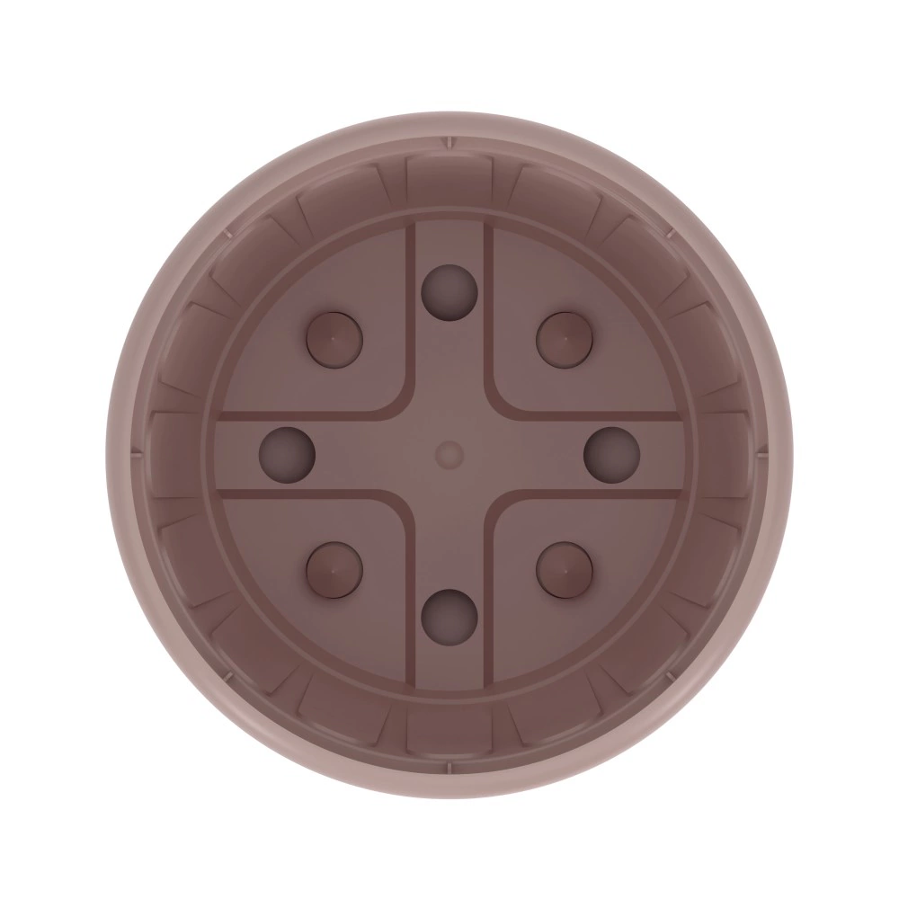 Горшок пластиковый Дионис бежевый d20 см h16,9 см 3,6 л