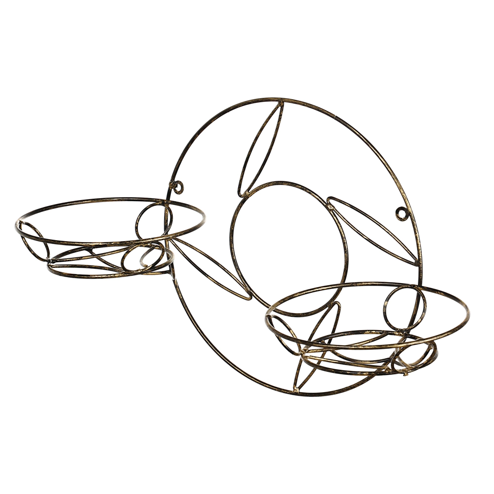 Подставка для цветов настенная на 2 горшка 35,5х57х22,5 см