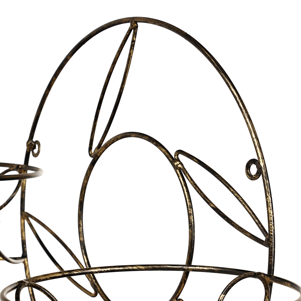 Подставка для цветов настенная на 2 горшка 35,5х57х22,5 см