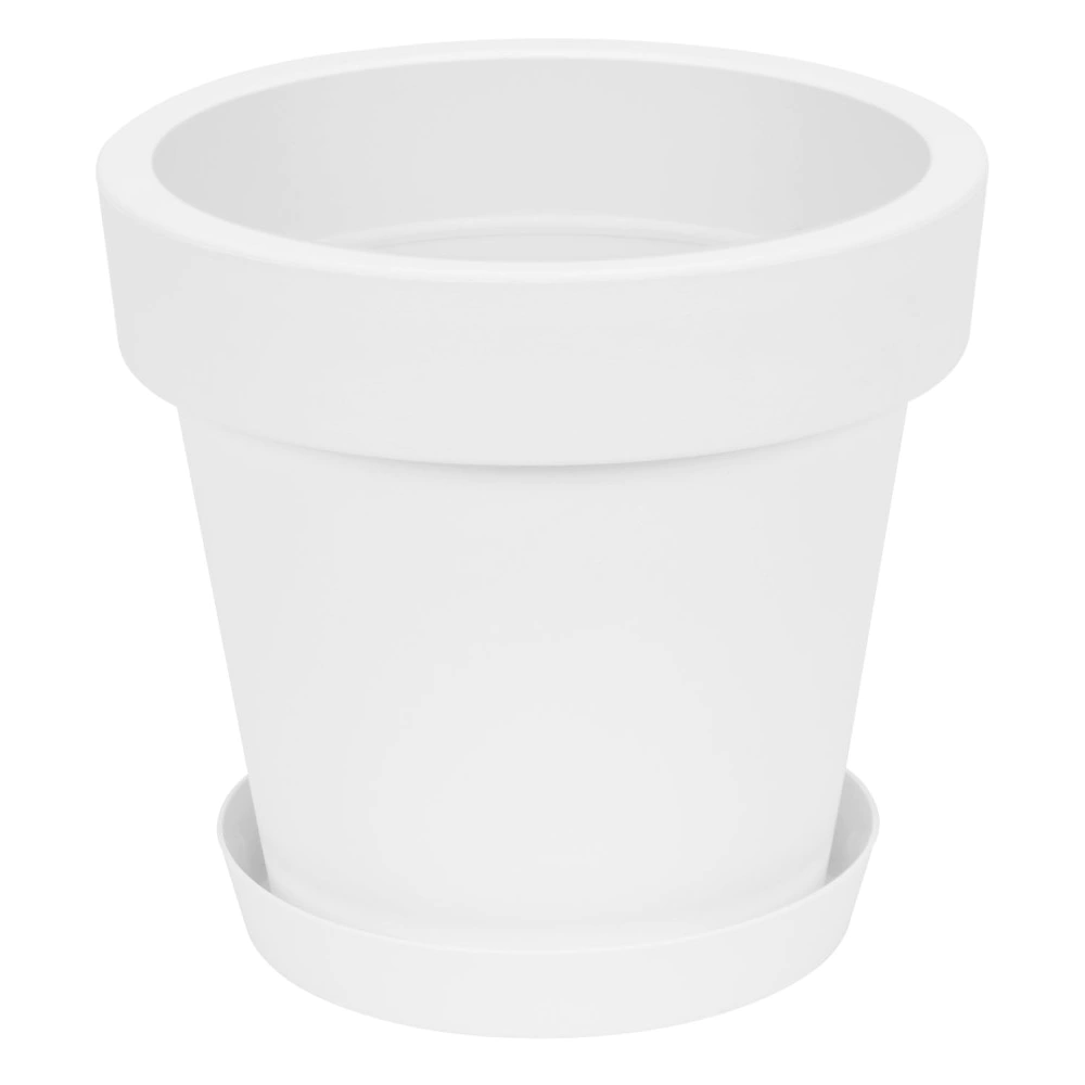 Поддон пластиковый Lofly белый d30 см h5 см