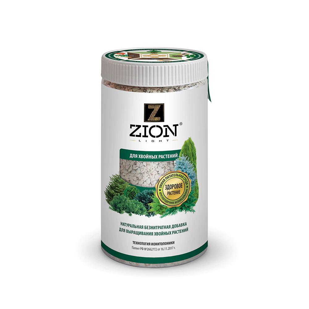 Питательная добавка для хвойных растений ZION LIGHT 800 г