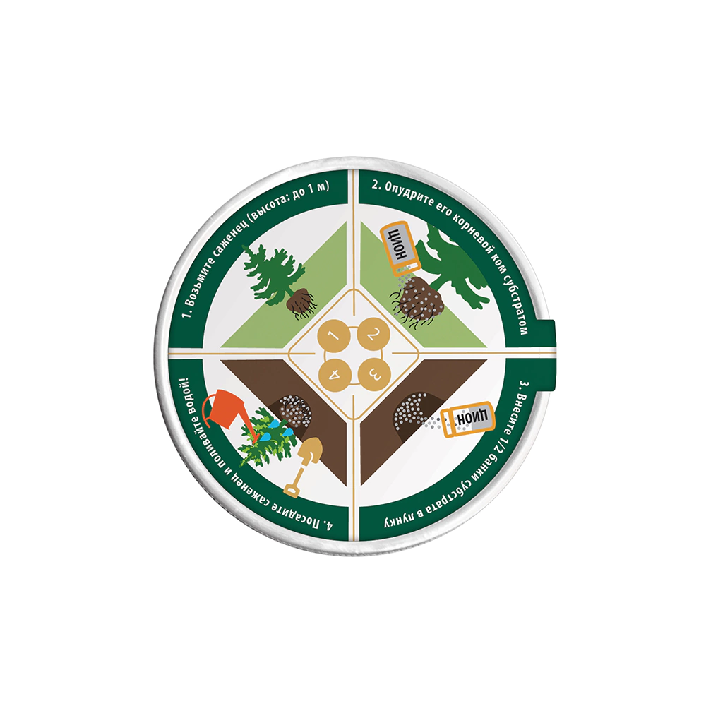 Питательная добавка для хвойных растений ZION LIGHT 800 г