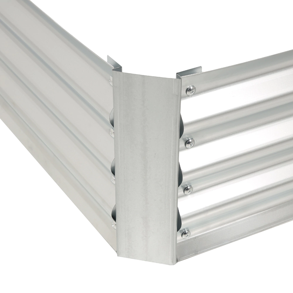 Грядка садовая 180х90х30 см металлическая