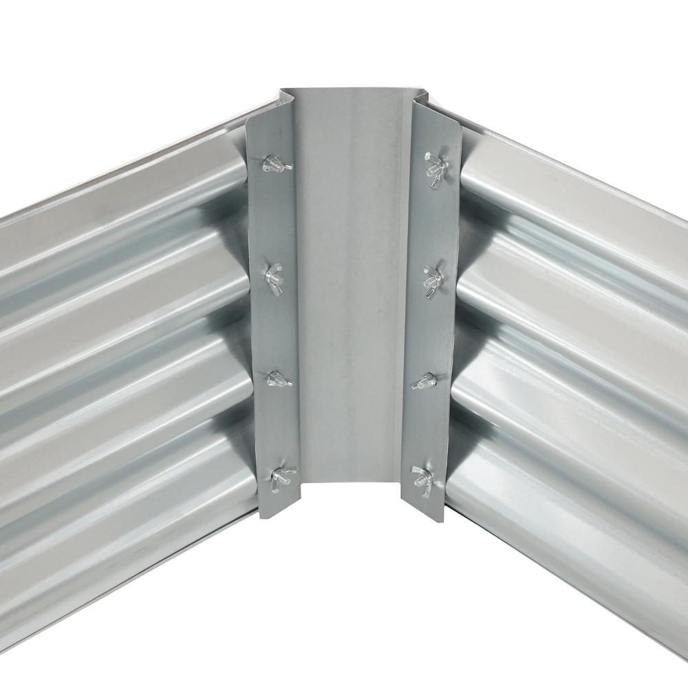 Грядка садовая 180х90х30 см металлическая