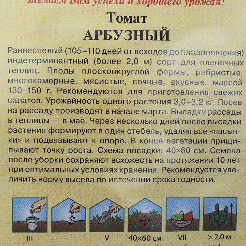 Томат Арбузный 12 шт