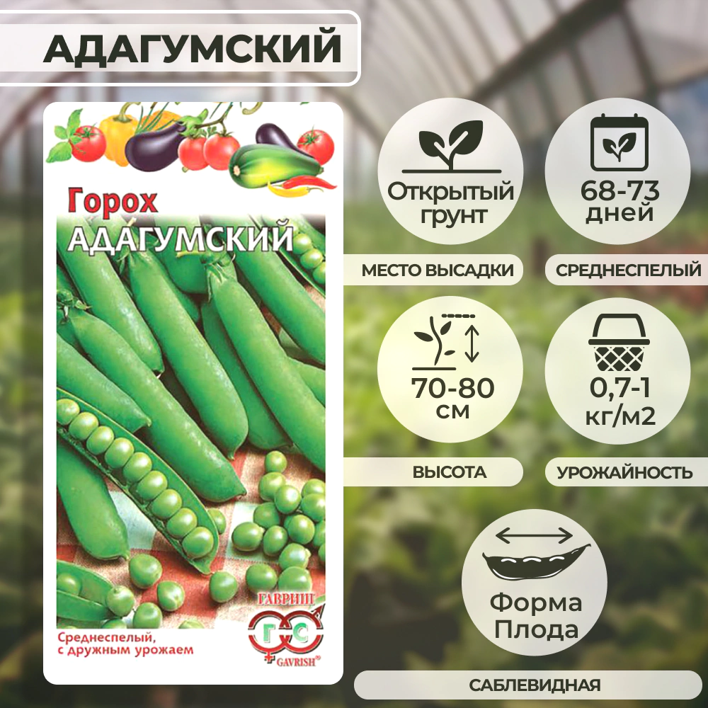 Горох Адагумский 10 г Традиция Гавриш