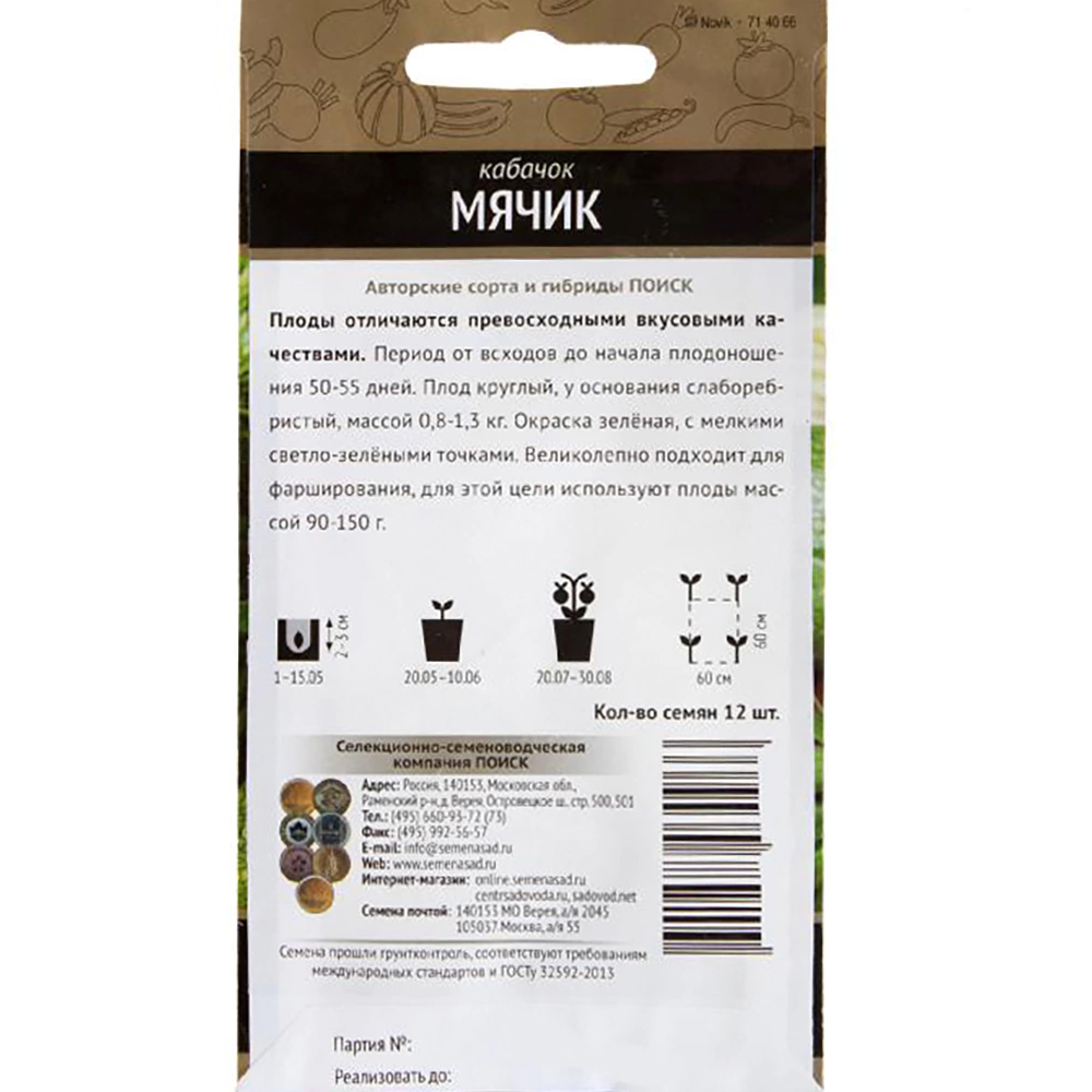 Кабачок Мячик (А)