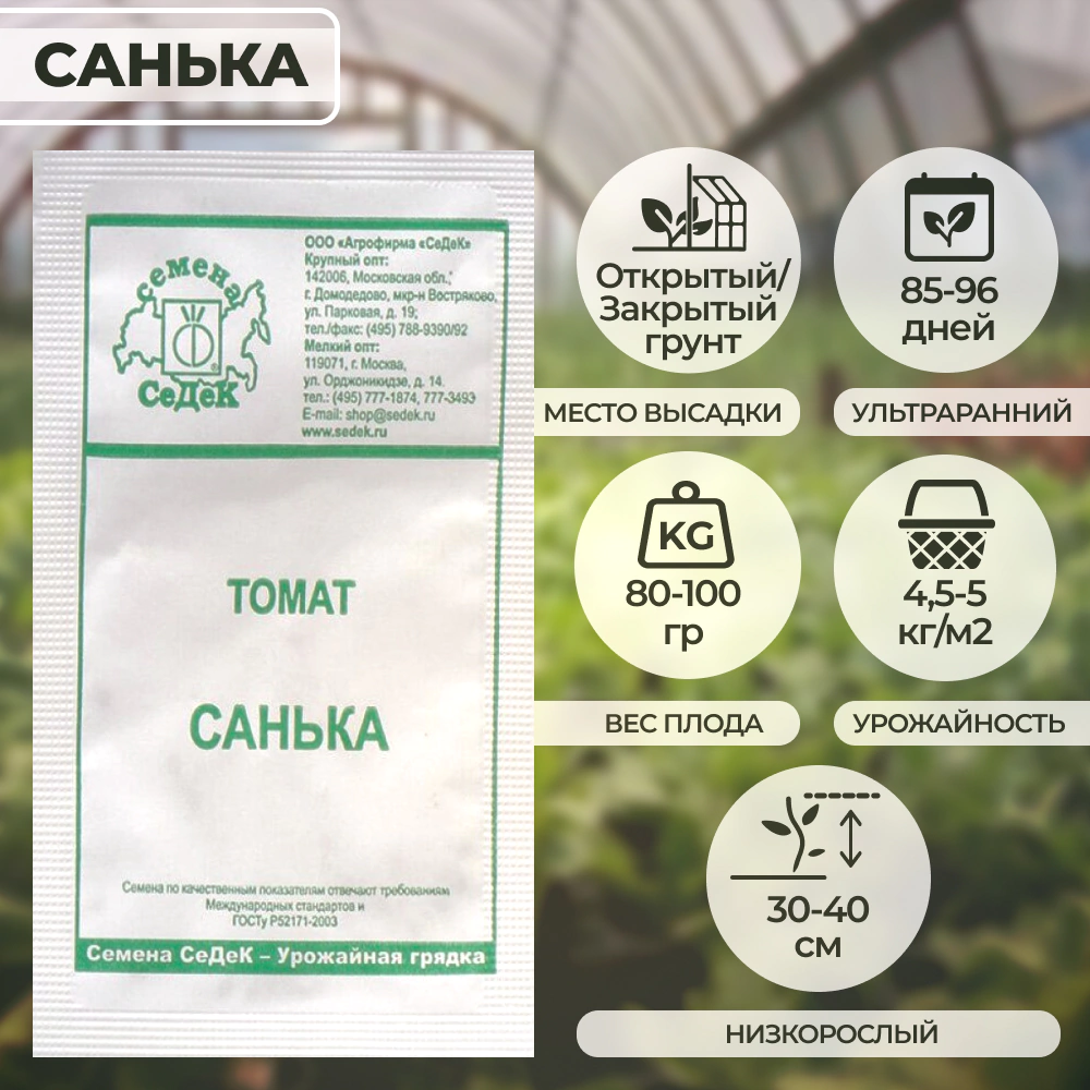 Томат Санька 0,1 г