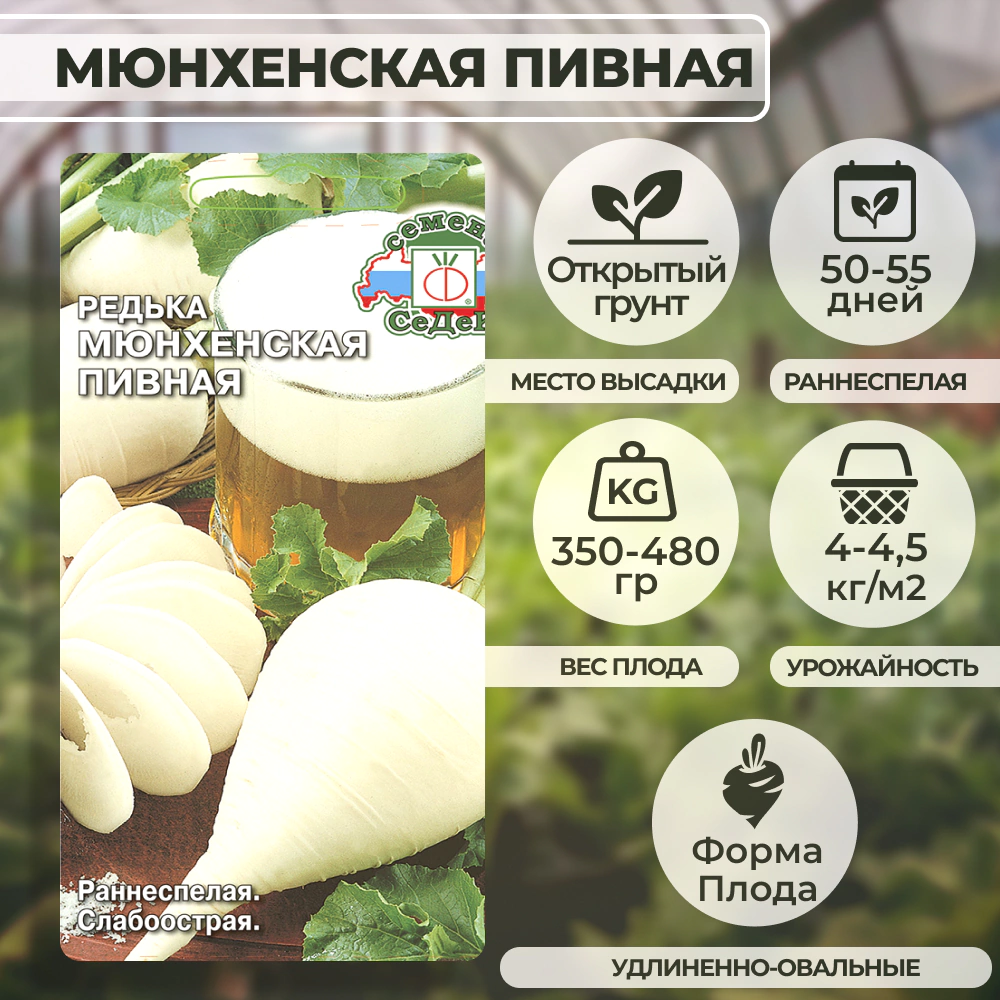 Редька Мюнхен Бир 2 г
