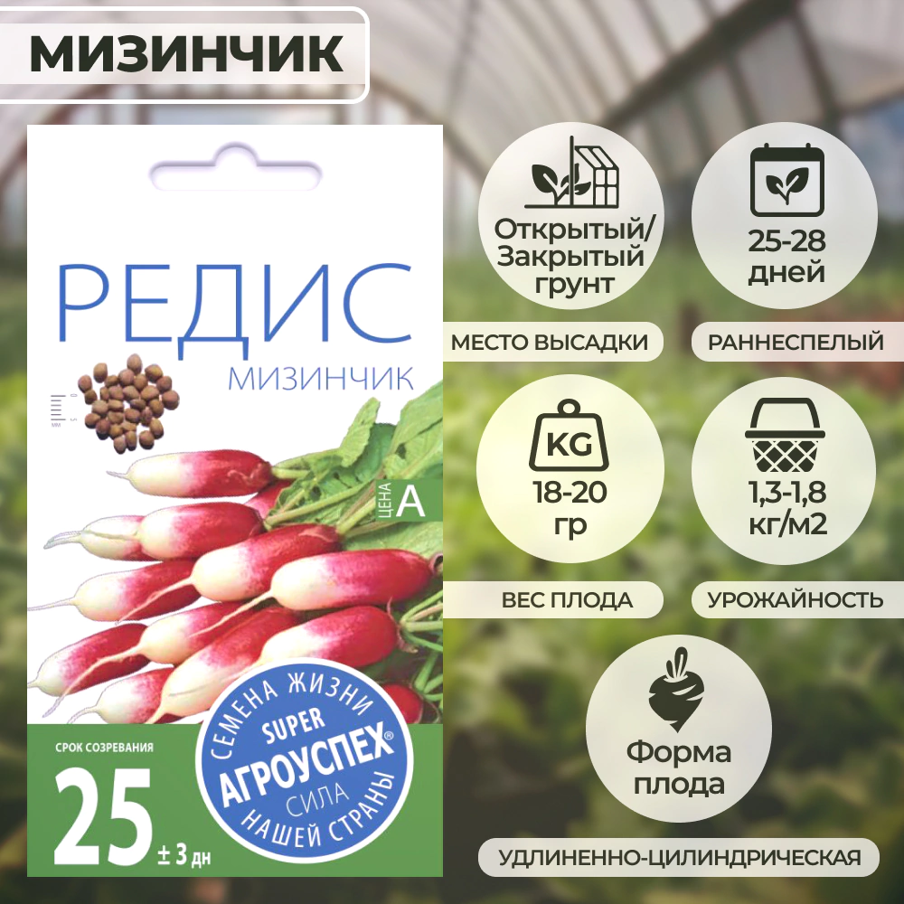 Редис Мизинчик 3 г