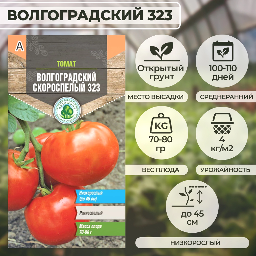 Томат Волгоградский 323 ранний 0,3 г