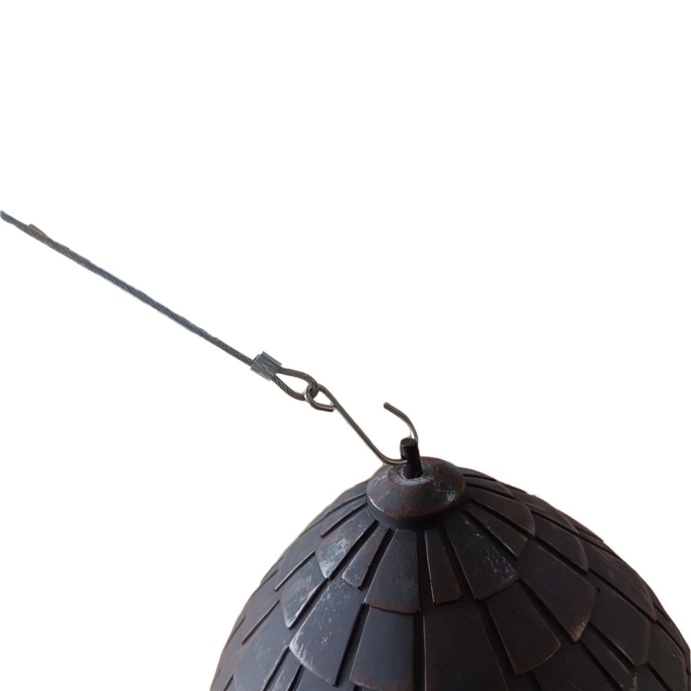 Кормушка для птиц 20,5х20,5х22 см металлическая