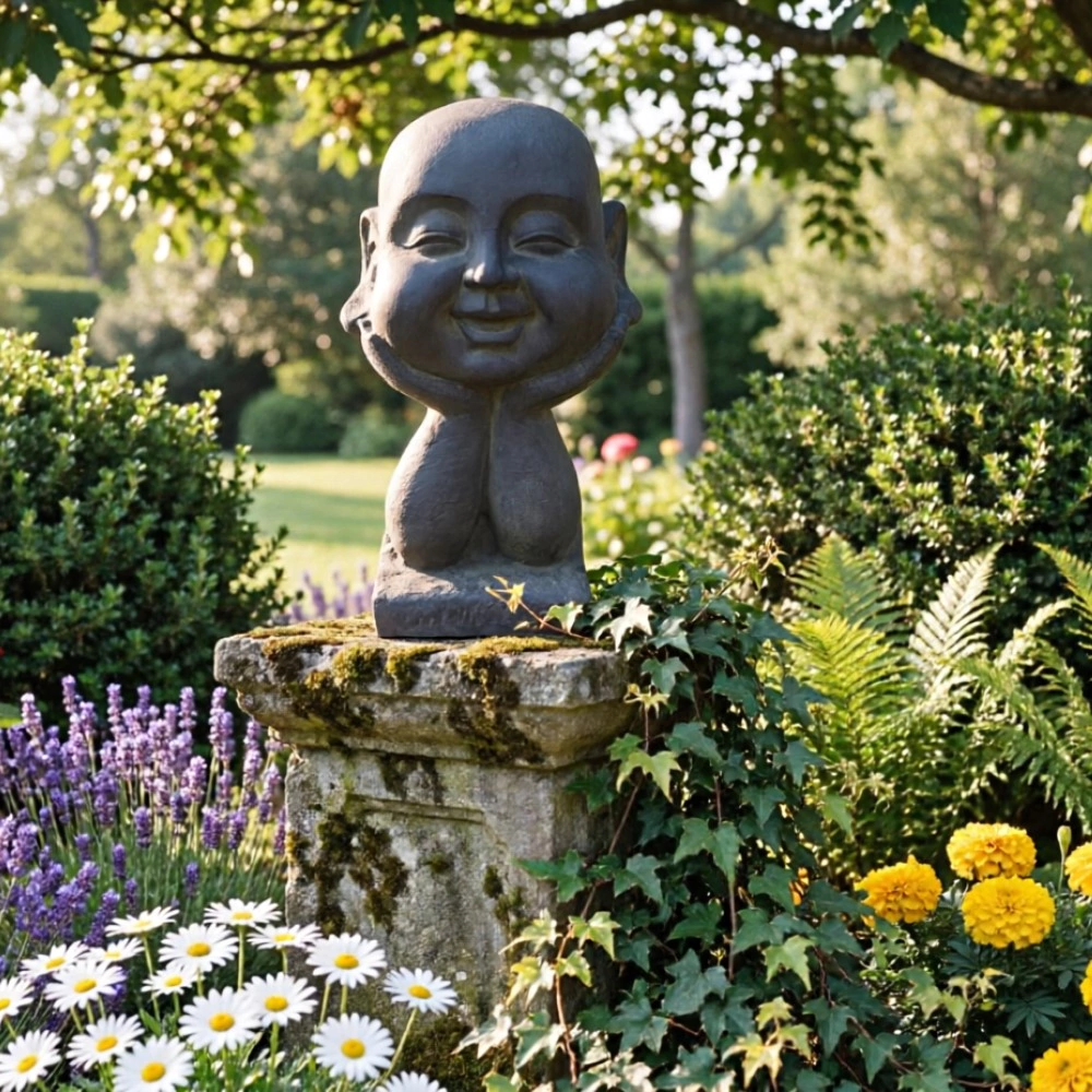 Садовая фигура Монах 21x19,5x37 см