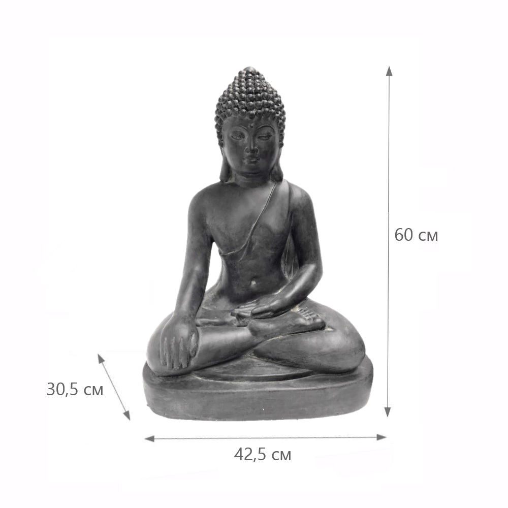 Садовая фигура Будда 42,5x30,5x60 см