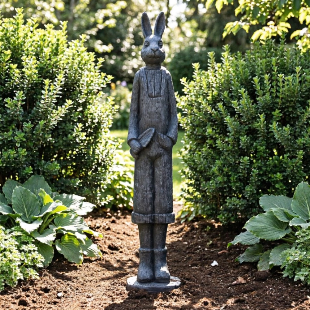 Садовая фигура Заяц 19x19x88 см