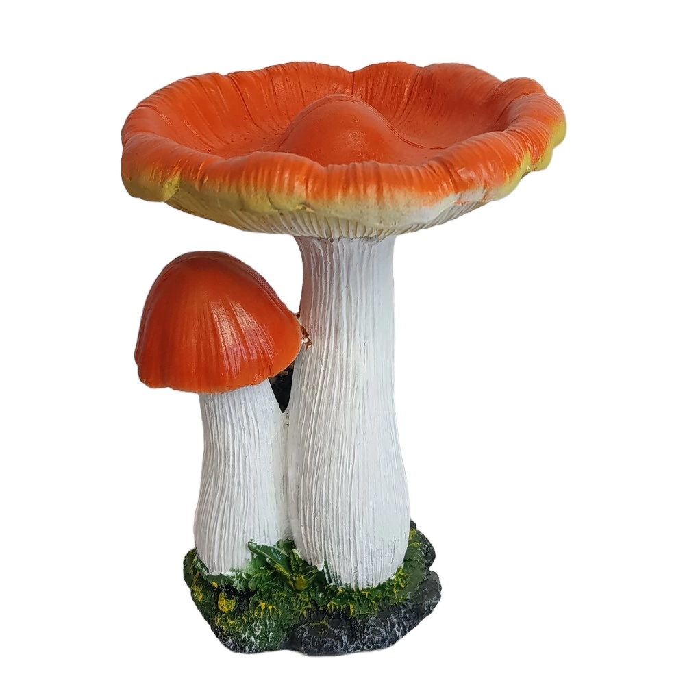 Садовая фигура Гриб сыроежка с ежиком 28х22х21 см