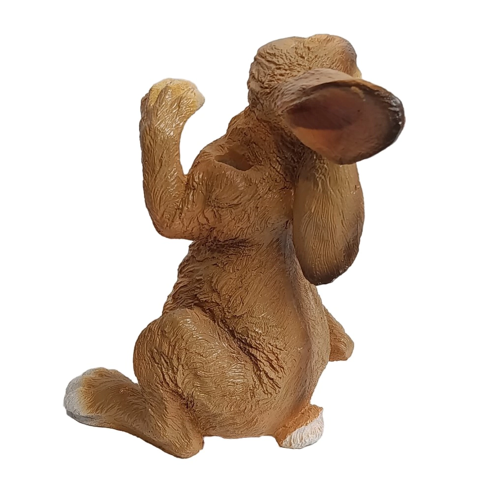 Садовая фигура Заяц с коромыслом 35х38х26 см