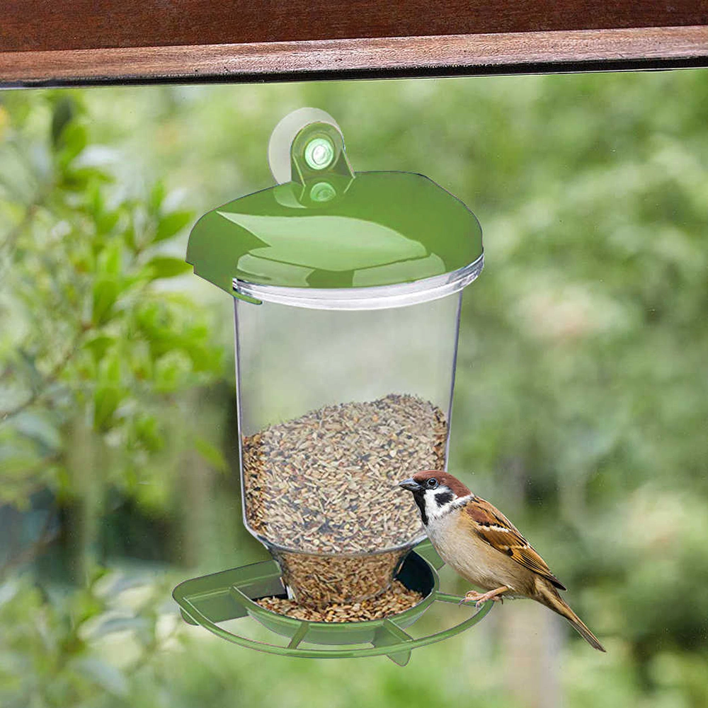 Кормушка для птиц 14х10,5х23,5 см пластик