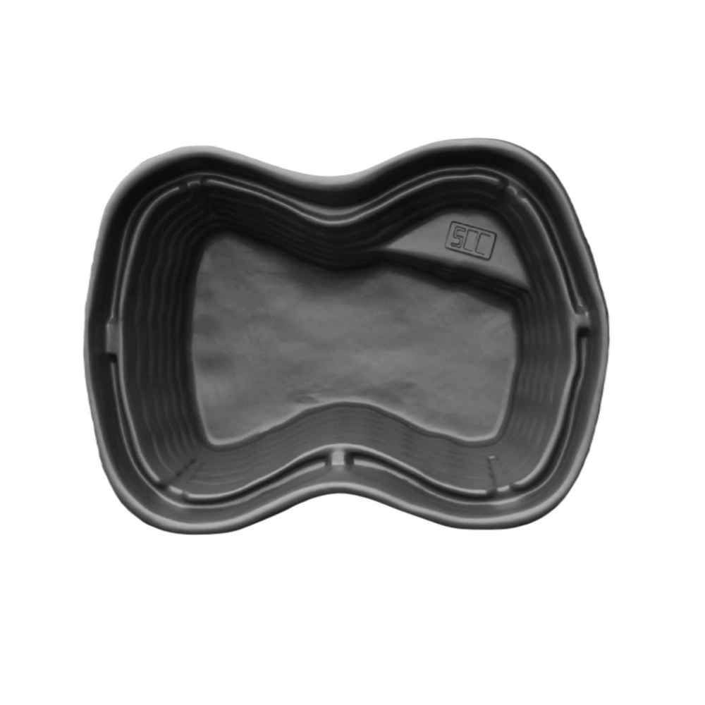 Пруд декоративный 155х120х50 см пластиковый черный