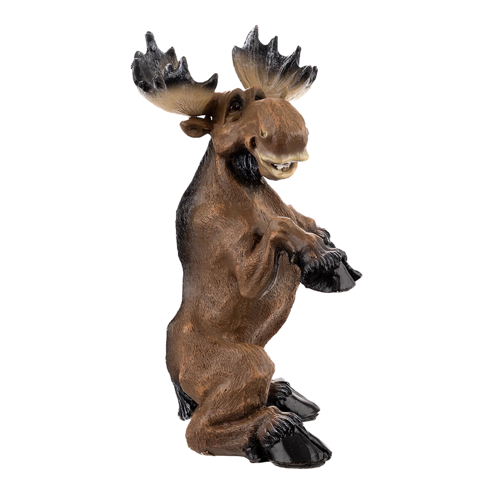 Садовая фигура Лось с тележкой 42x24x39 см