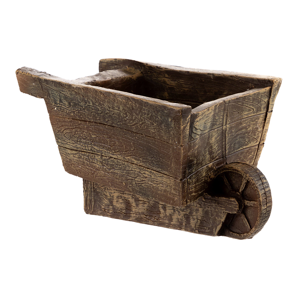 Садовая фигура Лось с тележкой 42x24x39 см