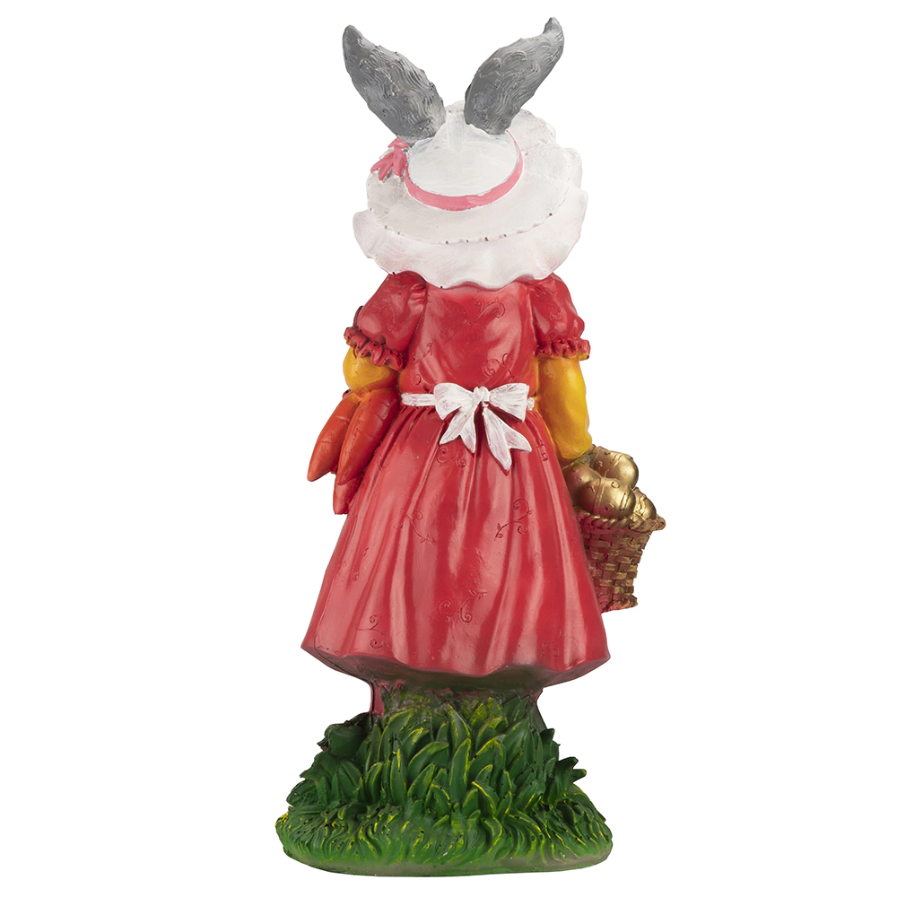Садовая фигура Зайчиха с корзинкой 53х21х19 см