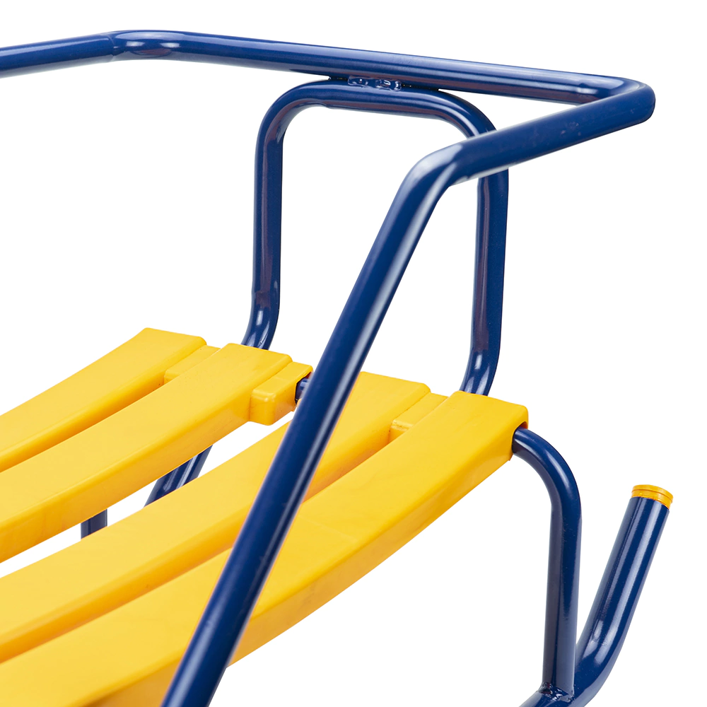 Санки детские 79,8х36,4х36,5 см металлические с пластиковым сиденьем