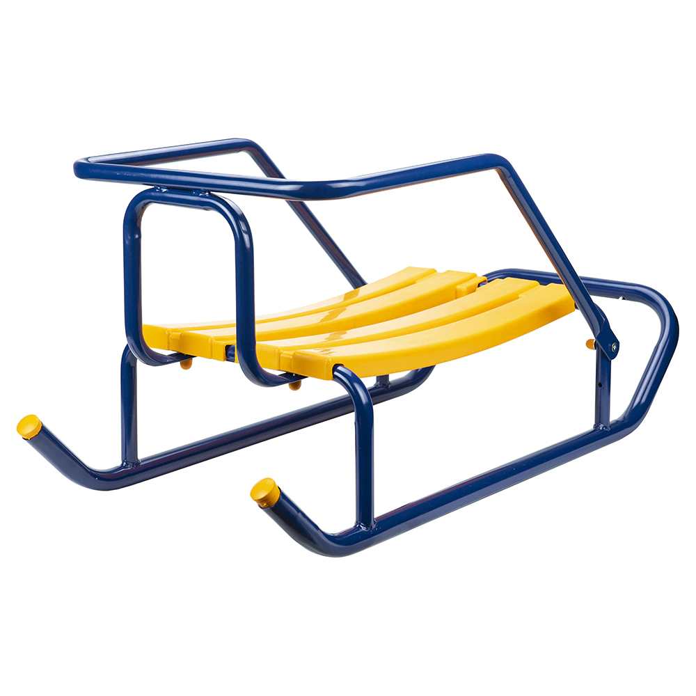 Санки детские 79,8х36,4х36,5 см металлические с пластиковым сиденьем