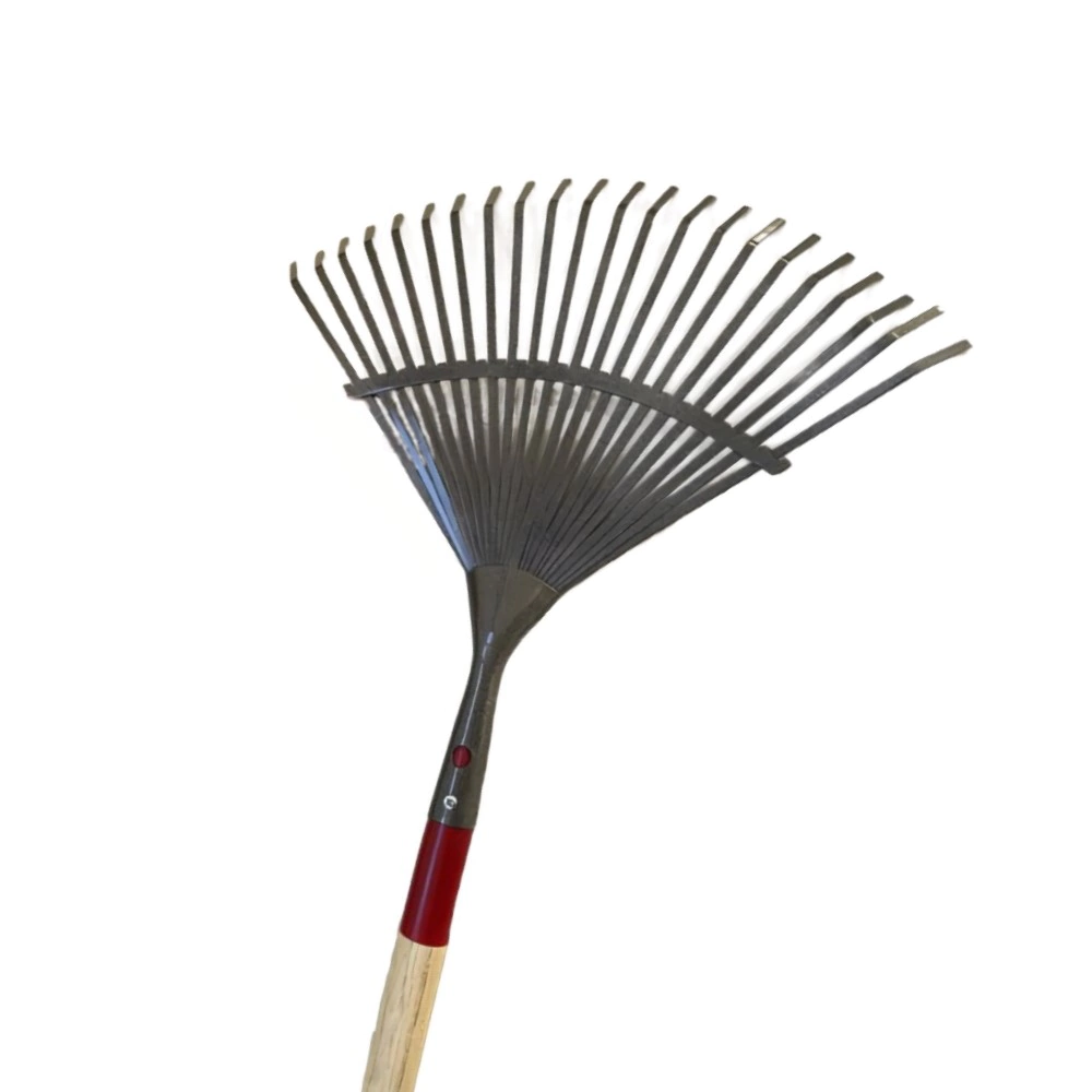 Грабли веерные 22 зуба с деревянным черенком DORN