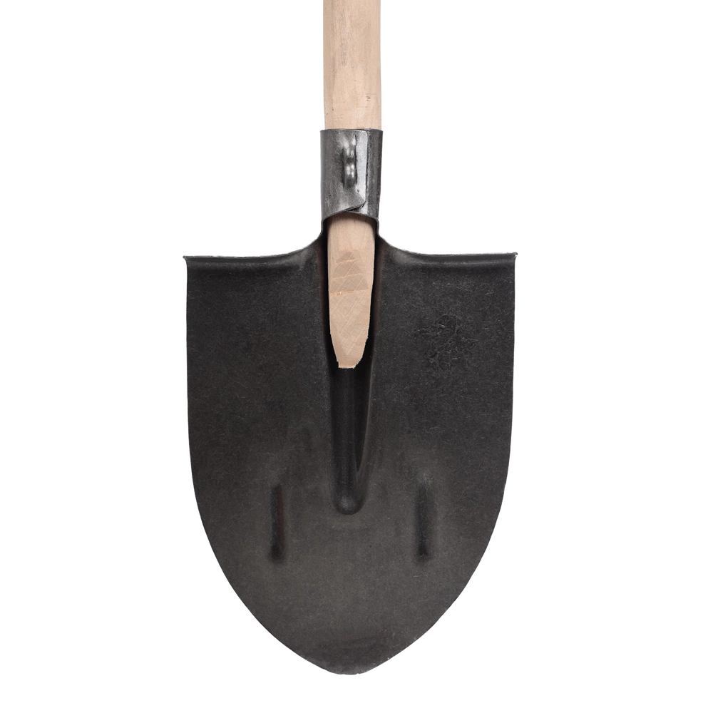 Лопата штыковая с деревянным черенком 1 сорта ЛКО-4