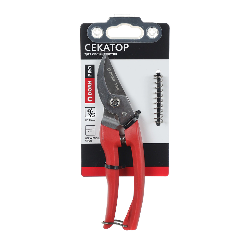 Секатор для свежих веток малый DORN PRO