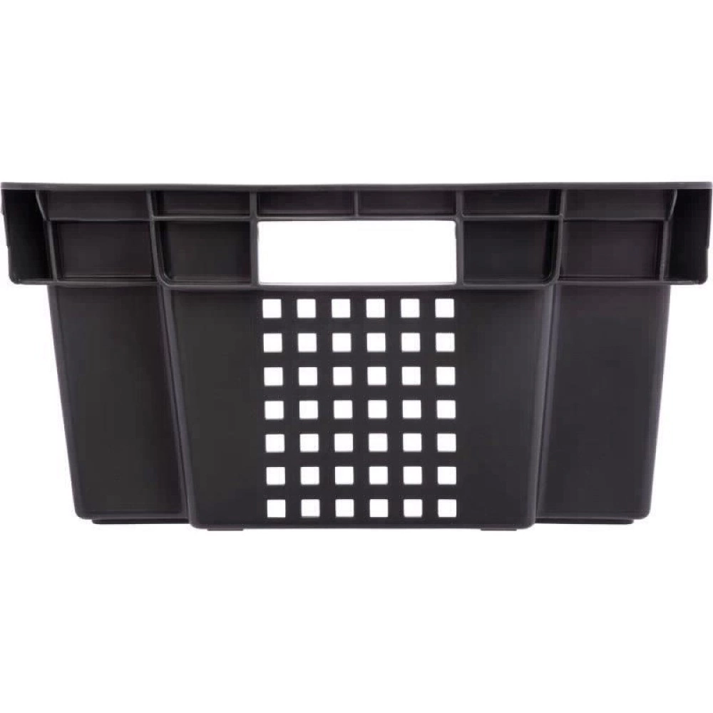 Ящик для хранения 60х40х20 см перфорированный черный