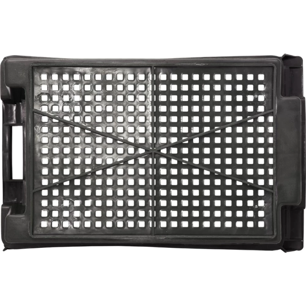 Ящик для хранения 60х40х20 см перфорированный черный