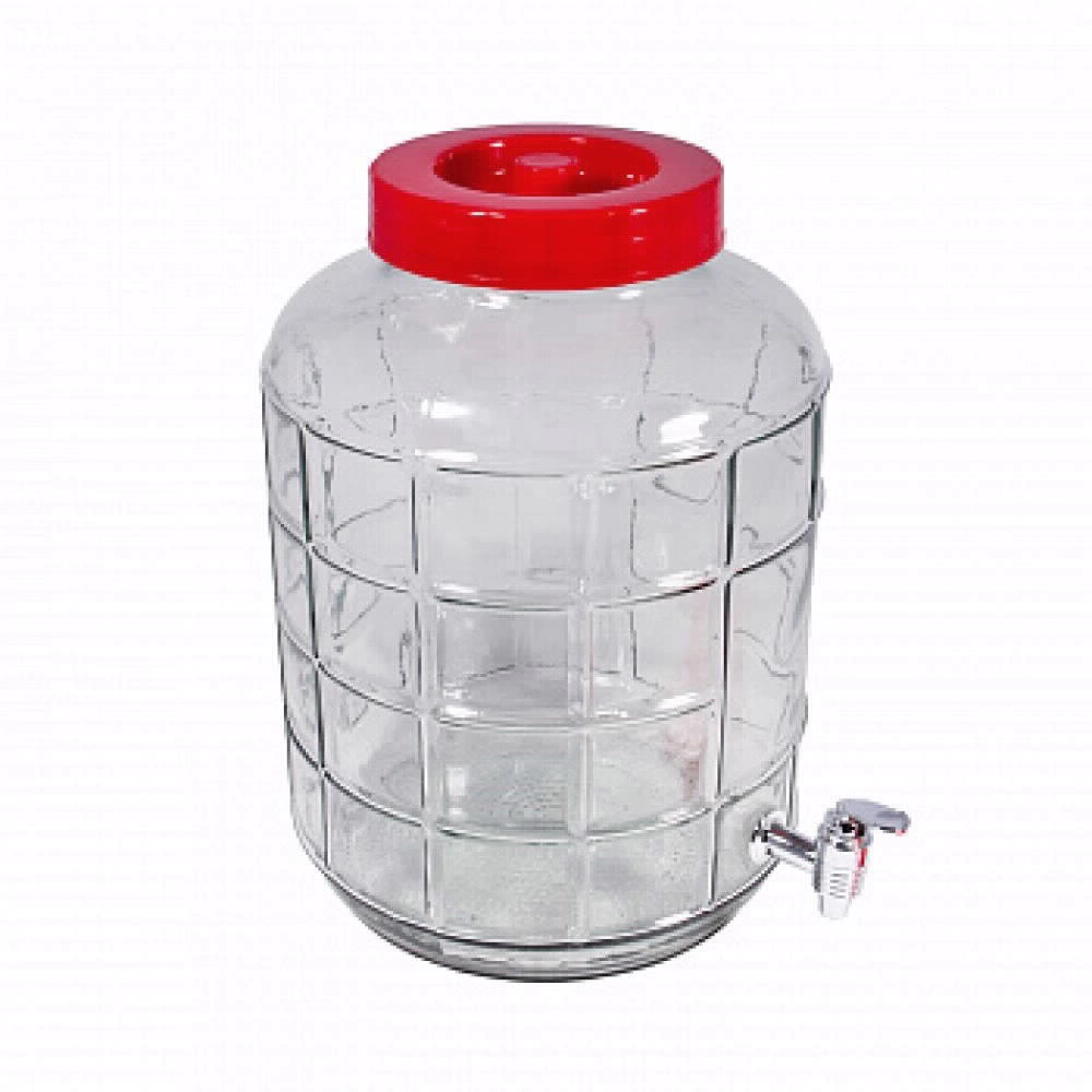 Банка 5 л с гидрозатворной крышкой и краном