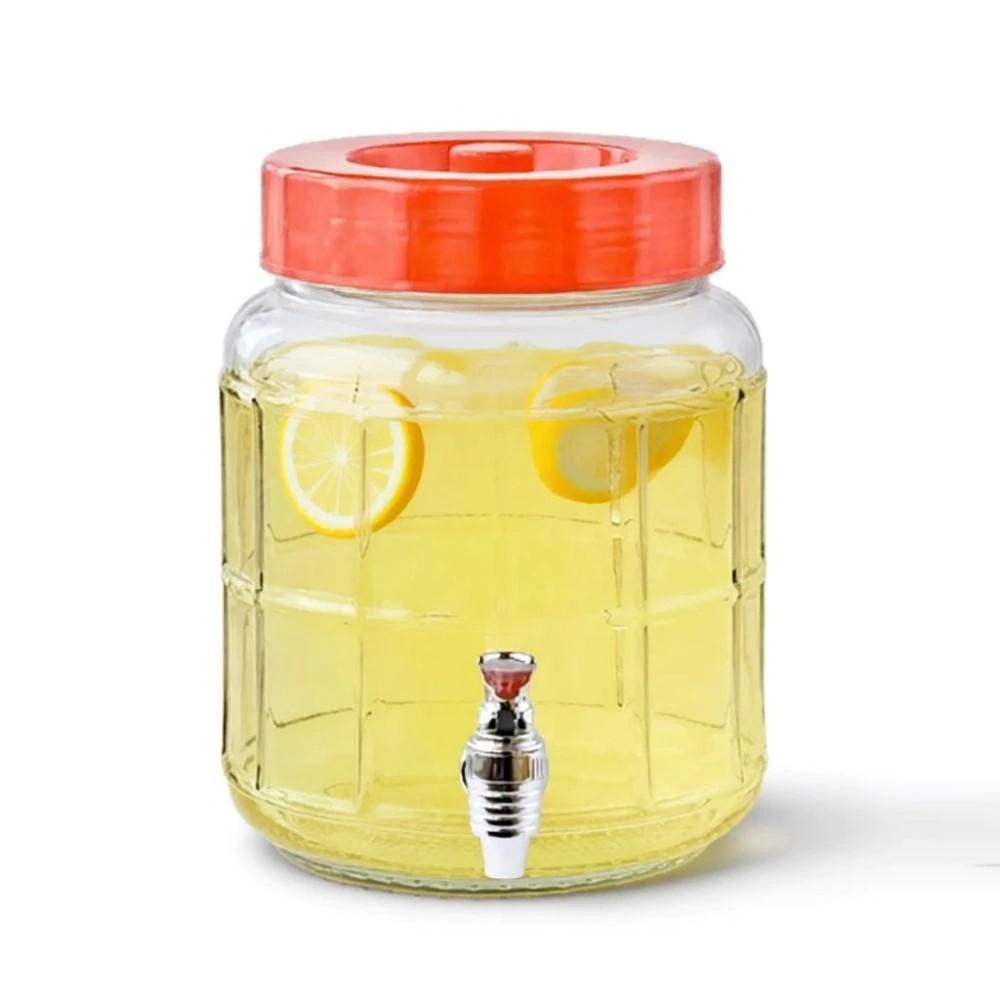 Банка 5 л с гидрозатворной крышкой и краном