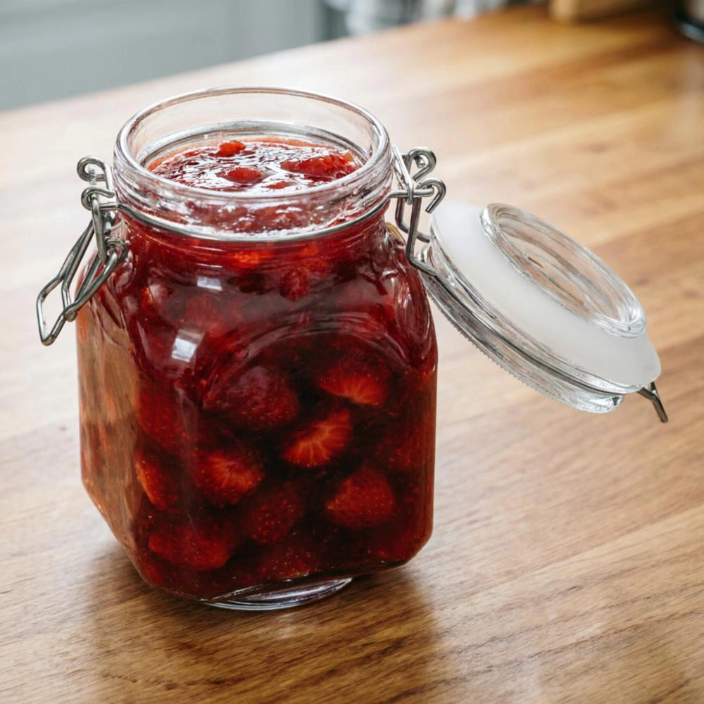 Банка с бугельным замком 0,95 л стекло