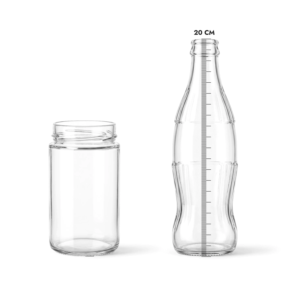 Банка винтовая 350 мл горловина d6,6 см стекло