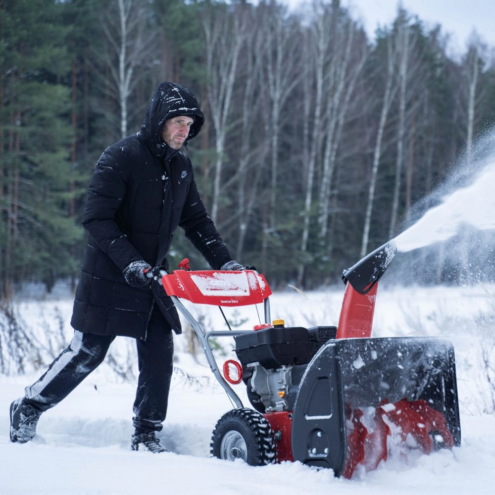 Снегоуборщик бензиновый 5,5 л.с. захват 56 см GEOS 560III