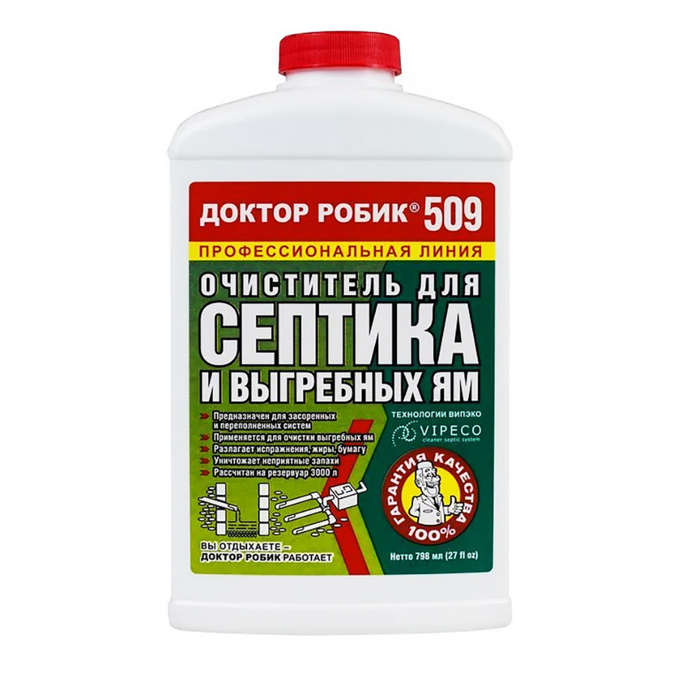 Доктор Робик Очиститель для септика и выгребных ям Доктор Робик 798 мл