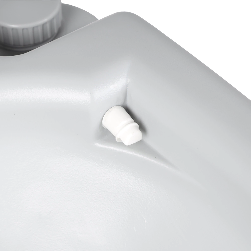 Биотуалет пластиковый 10-12 л с насосом-гармошкой