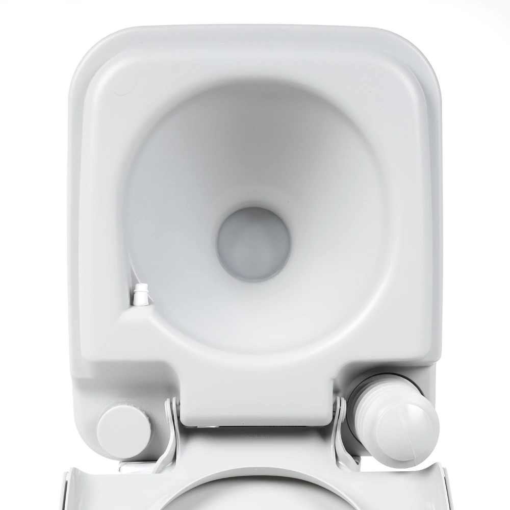 Биотуалет пластиковый 10-12 л с насосом-гармошкой