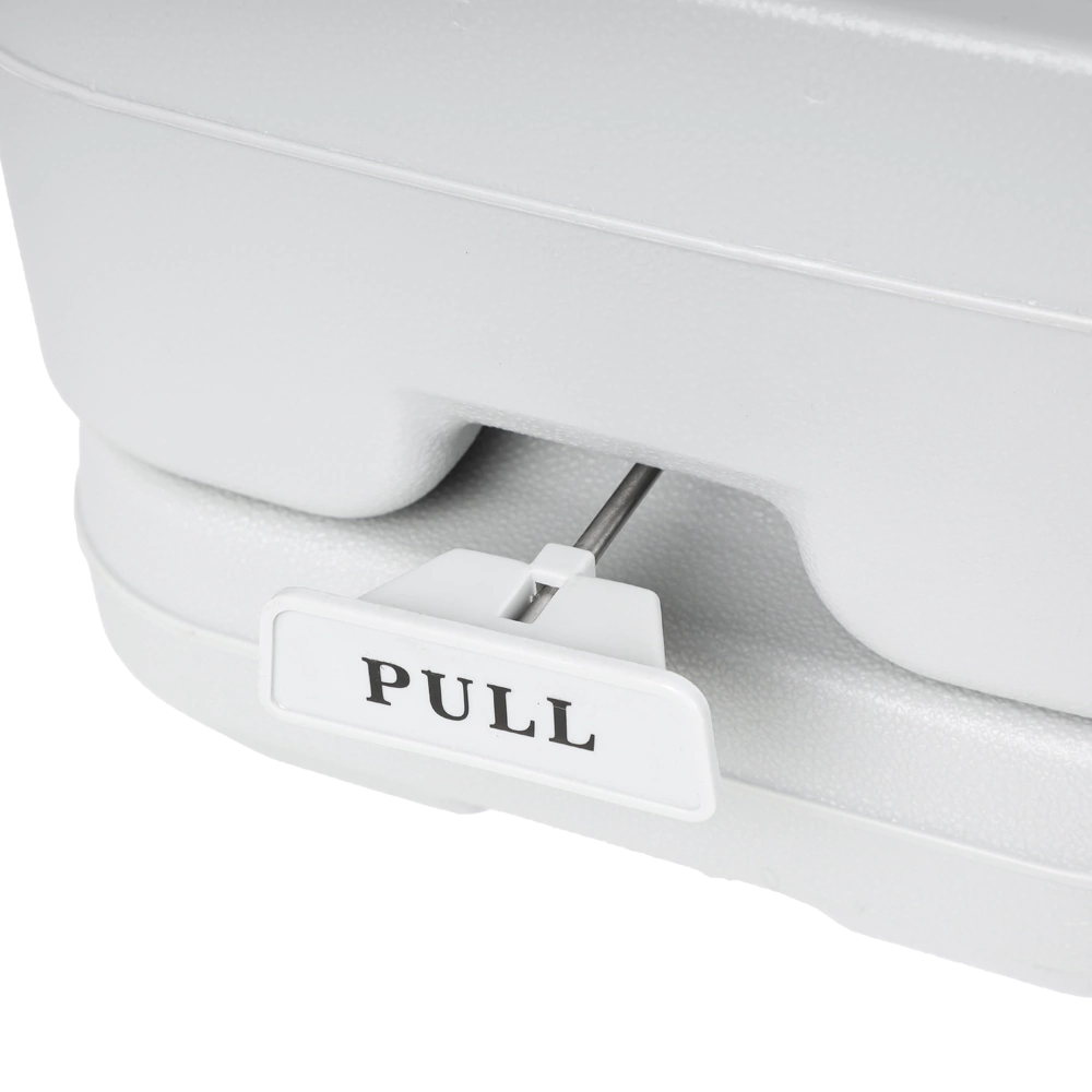 Биотуалет пластиковый 10-12 л с насосом-гармошкой