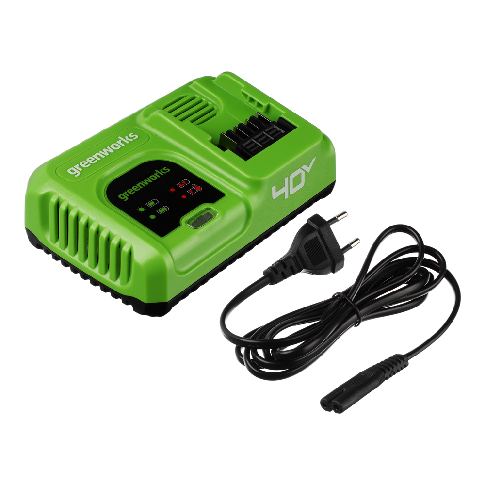 Greenworks Быстрое зарядное устройство Greenworks G40UC5, 40 В 5 А