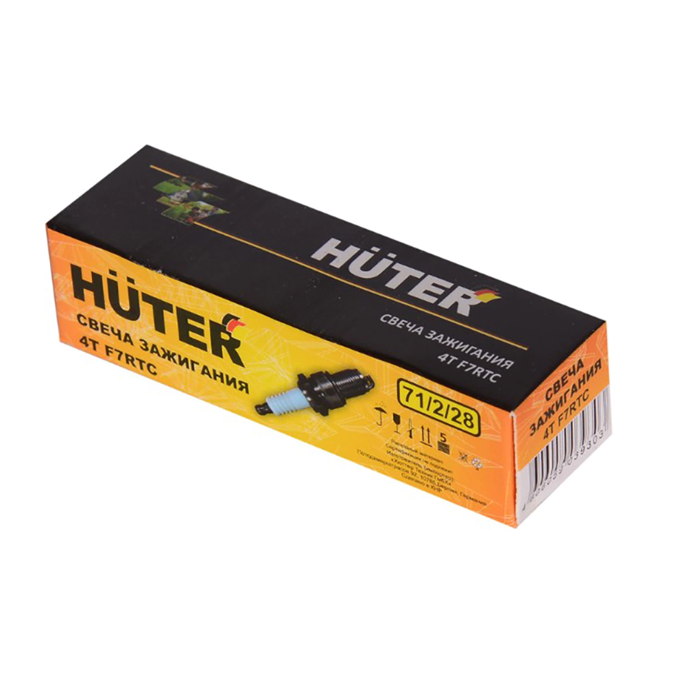 Свеча зажигания 4T F7RTC HUTER 71/2/28